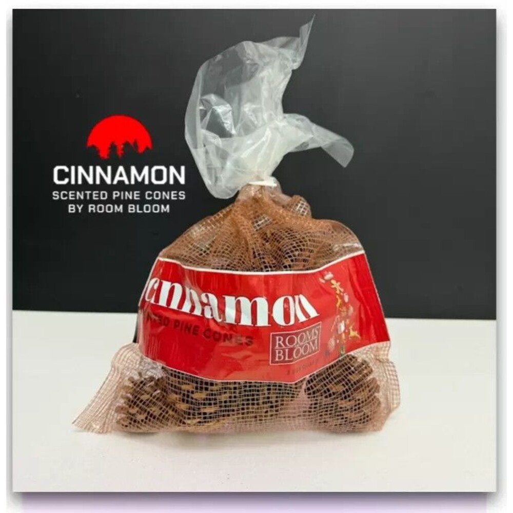 Cinnamon Scented Pine Cones | Room Bloom Long Lasting NIB 6oz